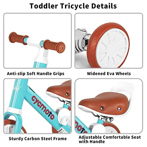 Top 10 ๐ JOYSTAR 3 In 1 Kids Tricycles For 1-3 Year Olds, Three Wheels Toddlers Trike With Detachable Pedals, Toddler Tricycle Bikes For First ๐ Birthday Gift, Baby Bikes For 12-48 Months Old Boys ๐ง Girls Pink ๐คฉ 3 Top 10 ๐ JOYSTAR 3 In 1 Kids Tricycles For 1-3 Year Olds, Three Wheels Toddlers Trike With Detachable Pedals, Toddler Tricycle Bikes For First ๐ Birthday Gift, Baby Bikes For 12-48 Months Old Boys ๐ง Girls Pink ๐คฉ - Image 3