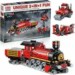 Brand new ๐ Duciro Train Sets For Boys Age 6-10, 3 In 1 City Building Kit Motorcycle Tractor Creative Educational ๐ Birthday Gift, Stem Projects Toys For Kids 6 7 8 9 10 Year Old, 305 Pieces Red B โ 10 Brand new ๐ Duciro Train Sets For Boys Age 6-10, 3 In 1 City Building Kit Motorcycle Tractor Creative Educational ๐ Birthday Gift, Stem Projects Toys For Kids 6 7 8 9 10 Year Old, 305 Pieces Red B โ -Kids' Tricycles Sales 5197jwdhQcL. AC