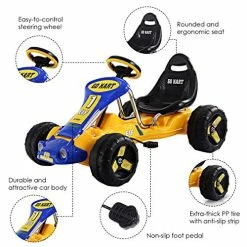 Deals β Kids Pedal Go Kart, 4 Wheel Ride On Car, Pedal Powered Ride On Toys For Boys & π§ Girls With Adjustable Seat, Pedal Cart For Kids 37"Γ 24.8"Γ 20.1" (Yellow) β€οΈ 10 Deals β Kids Pedal Go Kart, 4 Wheel Ride On Car, Pedal Powered Ride On Toys For Boys & π§ Girls With Adjustable Seat, Pedal Cart For Kids 37"Γ 24.8"Γ 20.1" (Yellow) β€οΈ -Kids' Tricycles Sales 519GTnFlNiL
