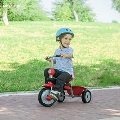 Flash Sale 😀 SmarTrike Zoom Toddler Tricycle Push Bike – Adjustable Trike For Baby, Toddler, Infant Ages 15 Months To 3 Years Multi Colou 😉 -Kids' Tricycles Sales 51EeaZgITIL