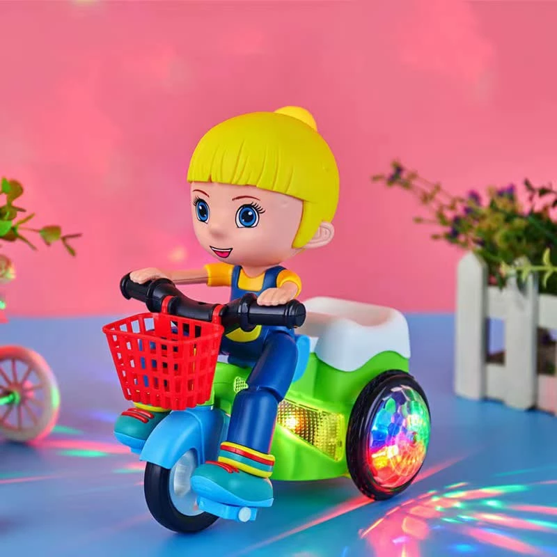 Budget π ZHIXIRONG Glowing Cool Stunt Tricycle, 1 Piece Stunt Tricycle Toy With Blinking LED Tires And Batteries, Suitable For 2 Years And Older, π₯³ Birthday Gifts For Boys And π§ Girls Green 𧨠2 Budget π ZHIXIRONG Glowing Cool Stunt Tricycle, 1 Piece Stunt Tricycle Toy With Blinking LED Tires And Batteries, Suitable For 2 Years And Older, π₯³ Birthday Gifts For Boys And π§ Girls Green 𧨠- Image 2