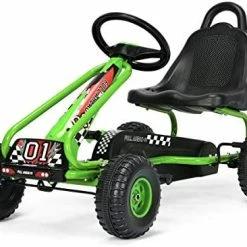 Hot Sale 🥰 Costzon Kids Pedal Go Kart, 4 Wheel Pedal Powered Ride On Toys, Outdoor Racer Pedal Car With Adjustable Seat, Handbrake & Non-Slip Wheels, Pedal On Foot On Kart Gift For Boys 👧 Girls(Green) 🔔 12 Hot Sale 🥰 Costzon Kids Pedal Go Kart, 4 Wheel Pedal Powered Ride On Toys, Outdoor Racer Pedal Car With Adjustable Seat, Handbrake & Non-Slip Wheels, Pedal On Foot On Kart Gift For Boys 👧 Girls(Green) 🔔 -Kids' Tricycles Sales 51GIlHdoVbL. AC