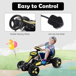 Best reviews of π Go Kart For Kids, 4-Wheel Pedal Powered Car W/ 3-Position Adjustable Seat, Steering Wheel & Anti-Slip Wheels, Outdoor Quad Racing Ride On Toy Car For Boys & π§ Girls, Ages 3-7 (Black) π 11 Best reviews of π Go Kart For Kids, 4-Wheel Pedal Powered Car W/ 3-Position Adjustable Seat, Steering Wheel & Anti-Slip Wheels, Outdoor Quad Racing Ride On Toy Car For Boys & π§ Girls, Ages 3-7 (Black) π -Kids' Tricycles Sales 51J6PZV6XSL