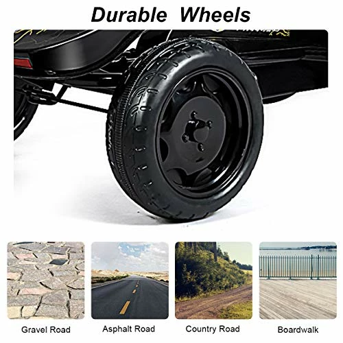 Promo π― Costzon Kids Pedal Go Kart, Pedal Powered Ride On Car Toy, Children's 4 Wheels Riding Car W/ Adjustable Seat, Foot Pedal, For Boys & π§ Girls Age 3 To 8 Years Old, Indoor & Outdoor (Carbon Black Turbine) π 5 Promo π― Costzon Kids Pedal Go Kart, Pedal Powered Ride On Car Toy, Children's 4 Wheels Riding Car W/ Adjustable Seat, Foot Pedal, For Boys & π§ Girls Age 3 To 8 Years Old, Indoor & Outdoor (Carbon Black Turbine) π - Image 5