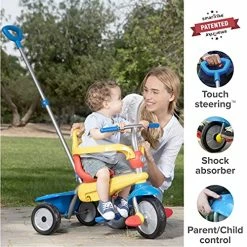New 🎉 SmarTrike Breeze Toddler Tricycle For 15+ Months - 3 In 1 Multi-Stage Trike, Yellow/Red/Blu 🎁 -Kids' Tricycles Sales 51KC53tjUAL
