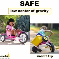 Wholesale 🧨 Mobo Mity Sport Safe Tricycle. Toddler Big Wheel Ride On Trike. Pedal Car, Pink 🔥