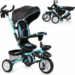 Best deal ๐ BABY JOY Tricycle, 7 In 1 Folding Toddler Bike W/ Removable Push Handle, Rotatable Seat, Adjustable Canopy, Safety Harness, Storage, Cup Holder, Trike For 1-5 Year Old, Tricycle For Toddlers (Pink) ๐ 13 Best deal ๐ BABY JOY Tricycle, 7 In 1 Folding Toddler Bike W/ Removable Push Handle, Rotatable Seat, Adjustable Canopy, Safety Harness, Storage, Cup Holder, Trike For 1-5 Year Old, Tricycle For Toddlers (Pink) ๐ -Kids' Tricycles Sales 51KfZ0Mu0L. AC