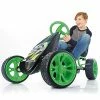 Cheap ⌛ Hauck Sirocco - Racing Go Kart | Pedal Car | Low Profile Rubber Tires | Pedal Power Auto-clutch Free-ride | Adjustable Seat - Green ⭐