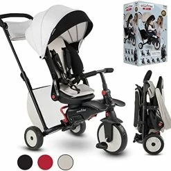 Best Sale 🎉 SmarTrike Toddler Tricycle Stroller, Compact Bike Stroller For Kids, Easy Push Tricycle Kids Stroller Doubles As A Toddler Bike, Baby Tricycle For 1, 2, 3 Years Old Adjusts And Folds (Red, STR3) ⭐ -Kids' Tricycles Sales 51N H0qxwyS. AC