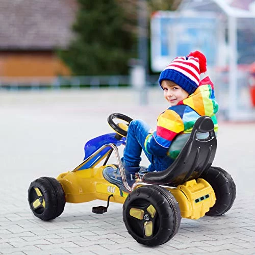 Deals β Kids Pedal Go Kart, 4 Wheel Ride On Car, Pedal Powered Ride On Toys For Boys & π§ Girls With Adjustable Seat, Pedal Cart For Kids 37"Γ 24.8"Γ 20.1" (Yellow) β€οΈ 5 Deals β Kids Pedal Go Kart, 4 Wheel Ride On Car, Pedal Powered Ride On Toys For Boys & π§ Girls With Adjustable Seat, Pedal Cart For Kids 37"Γ 24.8"Γ 20.1" (Yellow) β€οΈ - Image 5