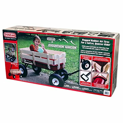 Coupon 🎉 Mountain Wagon - Pull-Along Wagon For Kids With Wooden Panels, All Terrain Tires, Wide Grip Handle, Wide Wheel Base 👍 5 Coupon 🎉 Mountain Wagon - Pull-Along Wagon For Kids With Wooden Panels, All Terrain Tires, Wide Grip Handle, Wide Wheel Base 👍 - Image 5