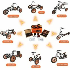 Flash Sale 🤩 Docyke Gokart Kit Constructibles Over 15 Venhicles Children Ride On Car Pedal Go Karting Car For Kids And Adults Best Gifts For 5 To 18 Year Old Kids（Electric） 😉 -Kids' Tricycles Sales 51RZPAHOvSL