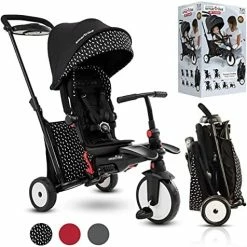 Best Sale 🎉 SmarTrike Toddler Tricycle Stroller, Compact Bike Stroller For Kids, Easy Push Tricycle Kids Stroller Doubles As A Toddler Bike, Baby Tricycle For 1, 2, 3 Years Old Adjusts And Folds (Red, STR3) ⭐ -Kids' Tricycles Sales 51UI8RAoirL. AC