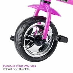 Best Sale 👏 Xootz Tricycle For Kids, Trike Easy Clip And Portable - Pink 💯 -Kids' Tricycles Sales 51UQxfkHxrL