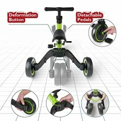 Promo 🔔 Besrey 5 In 1 Toddler Bike For 10 Month To 4 Years Old Kids, Toddler Tricycle Kids Trikes Tricycle, Gift & Toys For Boy & Girl, Balance Training, Removable Pedals Red 🥰 16 Promo 🔔 Besrey 5 In 1 Toddler Bike For 10 Month To 4 Years Old Kids, Toddler Tricycle Kids Trikes Tricycle, Gift & Toys For Boy & Girl, Balance Training, Removable Pedals Red 🥰 -Kids' Tricycles Sales 51YbwTFMUUL