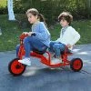 Cheap 👍 MJKCBD Kids Tricycle Perfect For Two Riders Ages 3+ Encourages Active Play, Social Interaction – Daycare And Classroom Outdoor Play Equipment Load 300lbs. ,Red 5107 👍
