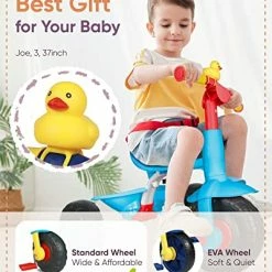 Brand new ๐ KRIDDO 2 In 1 Kids Tricycles Age 18 Month To 3 Years, Gift Toddler Tricycle, Trikes For Toddlers 2 To 3 Year Old With Push Handle And Duck Bell, Classical ๐ 13 Brand new ๐ KRIDDO 2 In 1 Kids Tricycles Age 18 Month To 3 Years, Gift Toddler Tricycle, Trikes For Toddlers 2 To 3 Year Old With Push Handle And Duck Bell, Classical ๐ -Kids' Tricycles Sales 51aM6lrY9pL