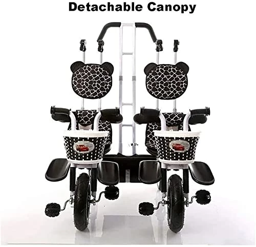 Outlet 🤩 NUBAO Stroller Wagon Trike Children Tricycle Kids Trike, Double Tricycle Lightweight 2-Seat Bicycle Twin Stroller With Detachable Canopy,Safe And Comfort For Kids From 6 Months To 4 Years Old Over 1 Year Ol 🥰 2 Outlet 🤩 NUBAO Stroller Wagon Trike Children Tricycle Kids Trike, Double Tricycle Lightweight 2-Seat Bicycle Twin Stroller With Detachable Canopy,Safe And Comfort For Kids From 6 Months To 4 Years Old Over 1 Year Ol 🥰 - Image 2