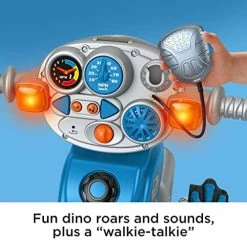 Top 10 🤩 Jurassic World Velociraptor Dinosaur Tricycle, Toddler Toy Ride-On With Lights Sounds Walkie-Talkie And Storage Area 🛒 -Kids' Tricycles Sales 51cUWPaQr5L