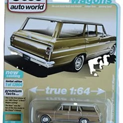 Hot Sale 👏 Generic Auto World 1963 Chevy II Nova 400 Wagon, Muscle Wagons 🌟
