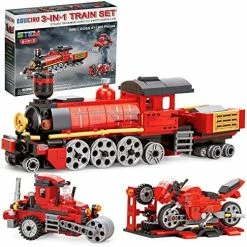 Brand new ๐ Duciro Train Sets For Boys Age 6-10, 3 In 1 City Building Kit Motorcycle Tractor Creative Educational ๐ Birthday Gift, Stem Projects Toys For Kids 6 7 8 9 10 Year Old, 305 Pieces Red B โ 11 Brand new ๐ Duciro Train Sets For Boys Age 6-10, 3 In 1 City Building Kit Motorcycle Tractor Creative Educational ๐ Birthday Gift, Stem Projects Toys For Kids 6 7 8 9 10 Year Old, 305 Pieces Red B โ -Kids' Tricycles Sales 51gs6AbCyqL. AC