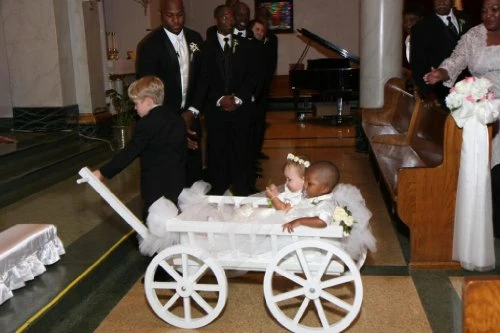 Promo ⭐ Mini Wedding Wagons Large Flower Girl Pumpkin Gloss Wagon, Whit 🤩 1 Promo ⭐ Mini Wedding Wagons Large Flower Girl Pumpkin Gloss Wagon, Whit 🤩