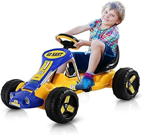Best reviews of π Go Kart For Kids, 4-Wheel Pedal Powered Car W/ 3-Position Adjustable Seat, Steering Wheel & Anti-Slip Wheels, Outdoor Quad Racing Ride On Toy Car For Boys & π§ Girls, Ages 3-7 (Black) π 9 Best reviews of π Go Kart For Kids, 4-Wheel Pedal Powered Car W/ 3-Position Adjustable Seat, Steering Wheel & Anti-Slip Wheels, Outdoor Quad Racing Ride On Toy Car For Boys & π§ Girls, Ages 3-7 (Black) π - Image 9