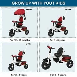 Buy ๐งจ JOYMOR 5-in-1 Bay Trike, Kid's Tricycle, Stroller Trike, Push Trike For Toddler, Boys And ๐ง Girls Age 1-4, Red ๐ 11 Buy ๐งจ JOYMOR 5-in-1 Bay Trike, Kid's Tricycle, Stroller Trike, Push Trike For Toddler, Boys And ๐ง Girls Age 1-4, Red ๐ -Kids' Tricycles Sales 51hlPOyUPJL