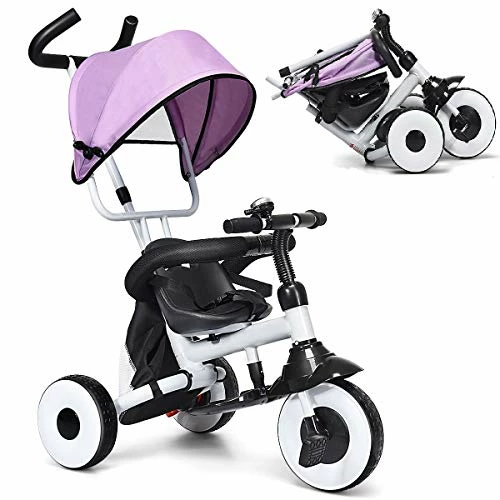 Wholesale โญ BABY JOY Tricycle For Toddlers, Folding Trike W/Adjustable Parent Handle, Canopy, Storage Bag, Safety Harness & Wheel Brakes, Baby Push Tricycle Stroller For Kids Boys ๐ง Girls Aged 1-5 Years Old Blue โจ 1 Wholesale โญ BABY JOY Tricycle For Toddlers, Folding Trike W/Adjustable Parent Handle, Canopy, Storage Bag, Safety Harness & Wheel Brakes, Baby Push Tricycle Stroller For Kids Boys ๐ง Girls Aged 1-5 Years Old Blue โจ