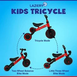 Best reviews of 🛒 3-in-1 Toddler Tricycle - Kids Riding Toys With Removable Pedal, Adjustable Seat, Non-Slip Handlebars - Convert To Push Bike, Balance Bike & 3-Wheeler - Suitable For Children Ages 2-4 Years Old 😍