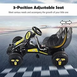 Best reviews of π Go Kart For Kids, 4-Wheel Pedal Powered Car W/ 3-Position Adjustable Seat, Steering Wheel & Anti-Slip Wheels, Outdoor Quad Racing Ride On Toy Car For Boys & π§ Girls, Ages 3-7 (Black) π 12 Best reviews of π Go Kart For Kids, 4-Wheel Pedal Powered Car W/ 3-Position Adjustable Seat, Steering Wheel & Anti-Slip Wheels, Outdoor Quad Racing Ride On Toy Car For Boys & π§ Girls, Ages 3-7 (Black) π -Kids' Tricycles Sales 51liIlZx6tL