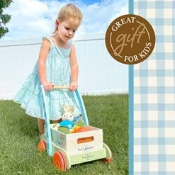 Best Pirce 🤩 KIDS PREFERRED Beatrix Potter Peter Rabbit Wooden Garden Wagon And Plush Veggie Play Set 🧨 -Kids' Tricycles Sales 51nBPVfLceL