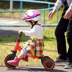 New ❤️ PLEKER 3 In 1 Toddler Bikes For 10 Month To 4 Years Old Kids Tricycles For Toddlers Balance Bike For 👧 Girls And Boys Yellow ⌛ -Kids' Tricycles Sales 51pq8c4yenL