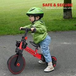 Best reviews of 🛒 3-in-1 Toddler Tricycle - Kids Riding Toys With Removable Pedal, Adjustable Seat, Non-Slip Handlebars - Convert To Push Bike, Balance Bike & 3-Wheeler - Suitable For Children Ages 2-4 Years Old 😍 -Kids' Tricycles Sales 51r0P9gJGlL