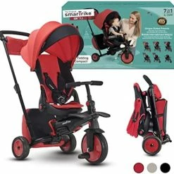 Best Sale 🎉 SmarTrike Toddler Tricycle Stroller, Compact Bike Stroller For Kids, Easy Push Tricycle Kids Stroller Doubles As A Toddler Bike, Baby Tricycle For 1, 2, 3 Years Old Adjusts And Folds (Red, STR3) ⭐ -Kids' Tricycles Sales 51rwCNV8EOL. AC