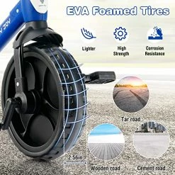 Coupon ❤️ HONEY JOY Toddler Tricycle, 4 In 1 Kids Trike Bike Riding Toys W/Training Wheels & Detachable Pedal, Adjustable Handlebar & Seat, Baby Balance Bike, Gift For Boys 👧 Girls 18 Months To 6 Years Old (Blue) 🧨 -Kids' Tricycles Sales 51tSzCMitlL