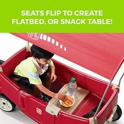 Best deal ⭐ All Around Canopy Wagon, Red 💯 -Kids' Tricycles Sales 51uqVe6xUML