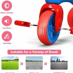 Coupon 🎁 Generic FUTADA Kids Tricycle, Rider Trike With Foot Pedals, BB Sound & Storage Box, Balance Bike Walker, 3 Wheels Bicycle For Toddler 1-3 Years Old, 🎂 Birthday Gift For Children 👧 Girls Boys (Blue) ⌛ 9 Coupon 🎁 Generic FUTADA Kids Tricycle, Rider Trike With Foot Pedals, BB Sound & Storage Box, Balance Bike Walker, 3 Wheels Bicycle For Toddler 1-3 Years Old, 🎂 Birthday Gift For Children 👧 Girls Boys (Blue) ⌛ -Kids' Tricycles Sales 51wQ9blPDjL