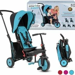Best Sale 🎉 SmarTrike Toddler Tricycle Stroller, Compact Bike Stroller For Kids, Easy Push Tricycle Kids Stroller Doubles As A Toddler Bike, Baby Tricycle For 1, 2, 3 Years Old Adjusts And Folds (Red, STR3) ⭐ -Kids' Tricycles Sales 51x5B2yLaCL. AC