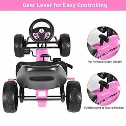 Flash Sale π Pedal Go Kart, 4-Wheel Off Road Pedal Car W/ Handbrake & Clutch, 2-Position Adjustable Seat, Ride On Go Cart For Kids, Gift For Boys π§ Girls(Pink) π 13 Flash Sale π Pedal Go Kart, 4-Wheel Off Road Pedal Car W/ Handbrake & Clutch, 2-Position Adjustable Seat, Ride On Go Cart For Kids, Gift For Boys π§ Girls(Pink) π -Kids' Tricycles Sales 51xSoUnyBLS