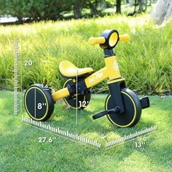 Discount ⭐ LOL-FUN 3 In 1 Kids Tricycle For Toddlers Ages 1-3 Bicycle Toy For 1 2 Year Old Boys 👧 Girls Gift With Easy Assembly Removable Pedal Midnight Blue 🔥 13 Discount ⭐ LOL-FUN 3 In 1 Kids Tricycle For Toddlers Ages 1-3 Bicycle Toy For 1 2 Year Old Boys 👧 Girls Gift With Easy Assembly Removable Pedal Midnight Blue 🔥 -Kids' Tricycles Sales 614d8Jj0IXL